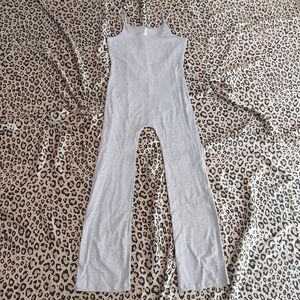 Gray Sleeveless Jumpsuit